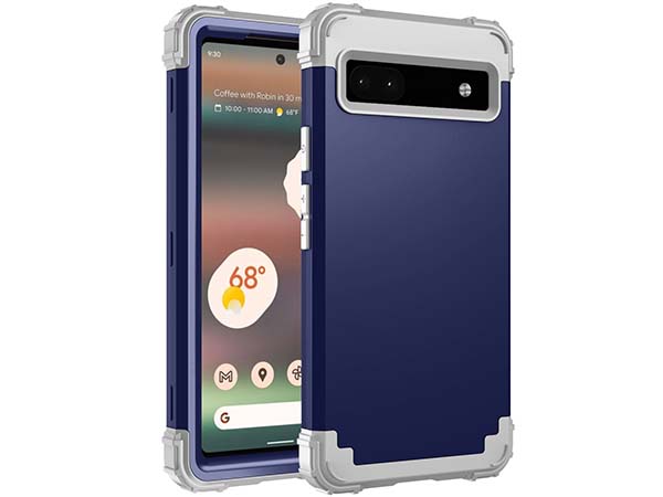 Defender Case for Google Pixel 6a - Navy Impact Case