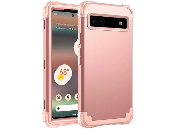 Defender Case for Google Pixel 6a - Pink Impact Case