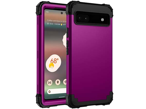 Defender Case for Google Pixel 6a - Plum Impact Case