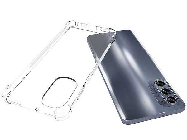 Gel Case with Bumper Edges for Motorola Moto G62 - Clear
