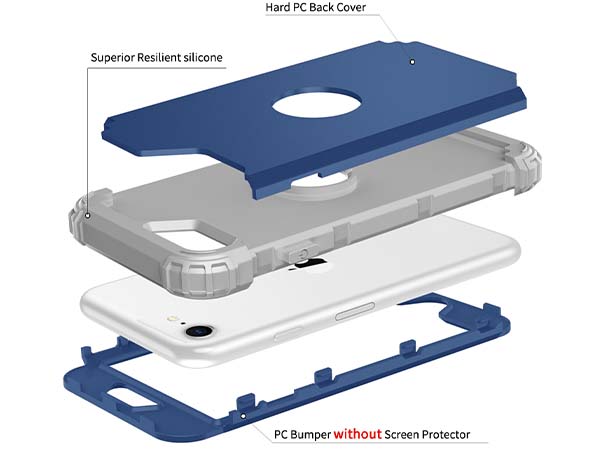 Defender Case for iPhone SE 2 / SE 3 - Navy