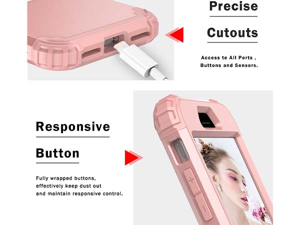 Defender Case for iPhone SE 2 / SE 3 - Pink
