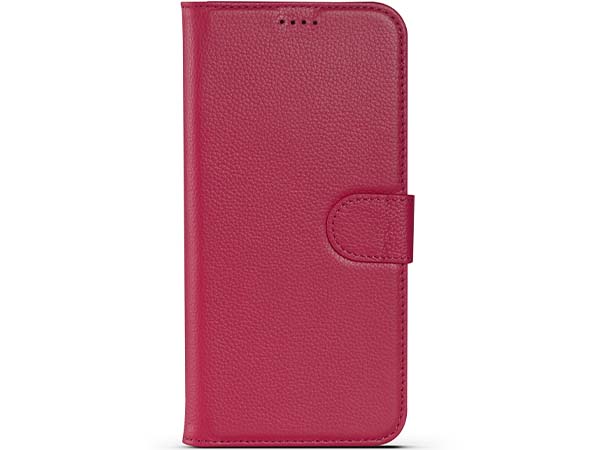 Premium Leather Wallet Case for Apple iPhone 14 Plus - Pink