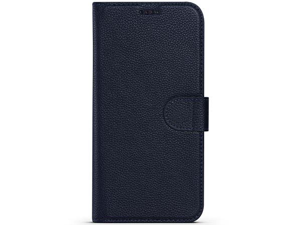 Premium Leather Wallet Case for Apple iPhone 14 Pro Max - Midnight Blue