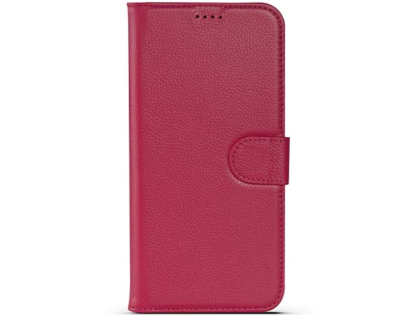 Premium Leather Wallet Case for Apple iPhone 14 Pro Max - Pink