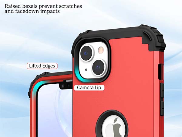 Defender Case for iPhone 14 - Red