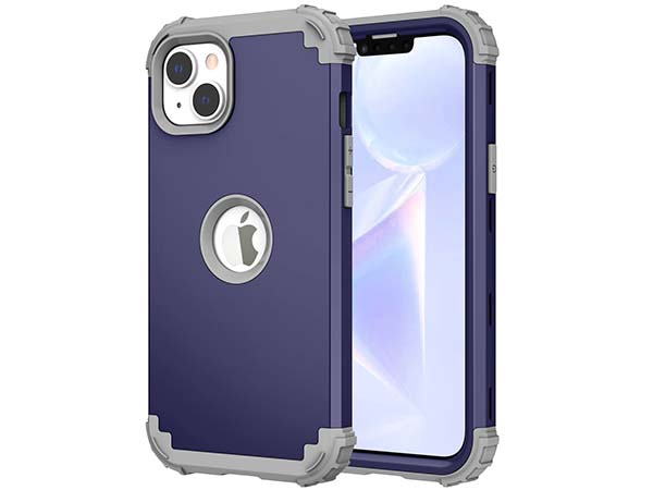 Defender Case for iPhone 14 Plus - Navy Impact Case