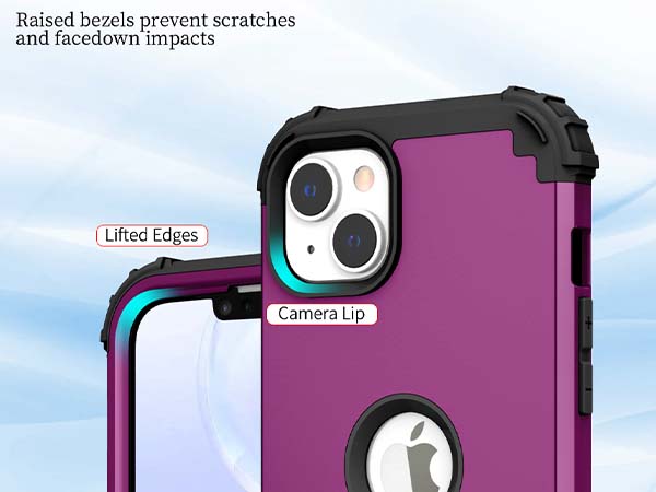 Defender Case for iPhone 14 Plus - Plum