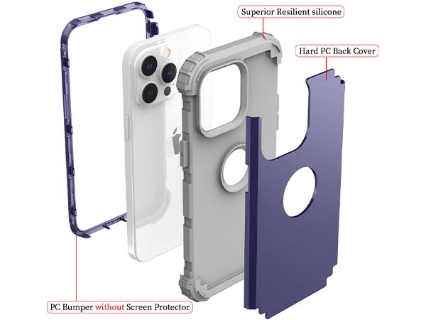Defender Case for iPhone 14 Pro Max - Navy