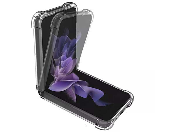 Clear Case with Bumper Edges for Samsung Galaxy Z Flip4