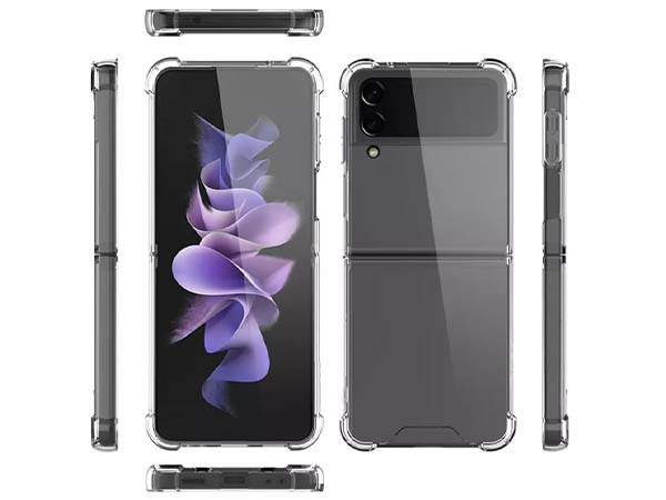 Clear Case with Bumper Edges for Samsung Galaxy Z Flip4