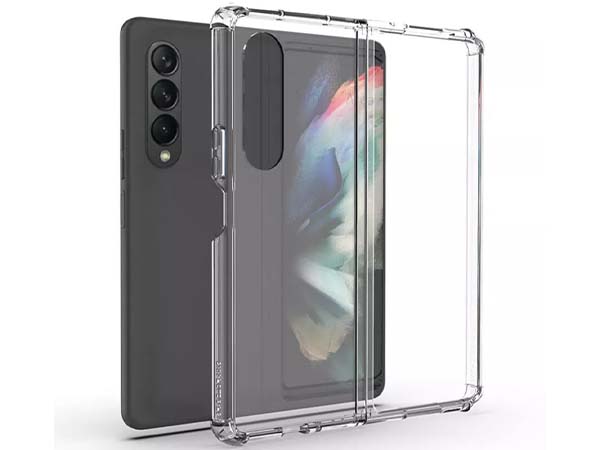Clear Case with Bumper Edges for Samsung Galaxy Z Fold4 - Soft Cover