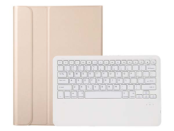 Keyboard and Case for Samsung Galaxy Tab S7 FE - Gold Keyboard