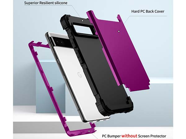 Defender Case for Google Pixel 6 - Plum