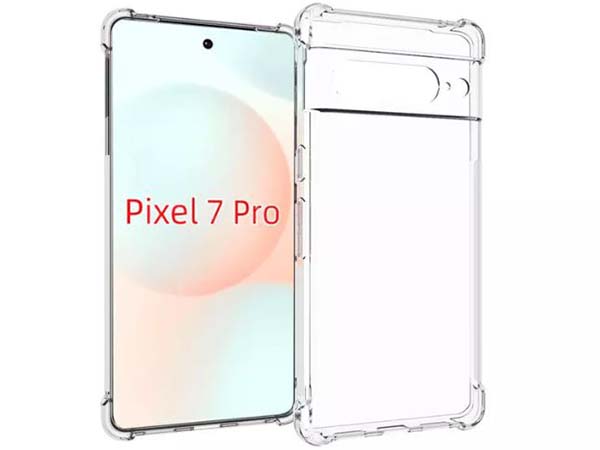Gel Case with Bumper Edges for Google Pixel 7 Pro - Clear Soft Cover