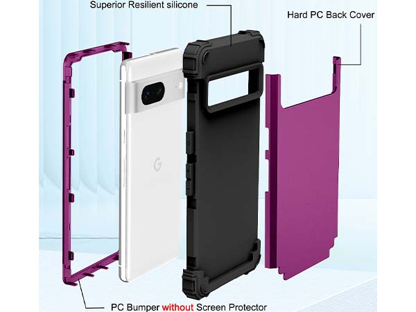 Defender Case for Google Pixel 7 - Plum