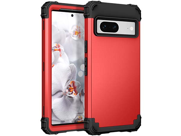 Defender Case for Google Pixel 7 - Red Impact Case