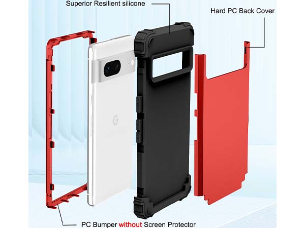 Defender Case for Google Pixel 7 - Red