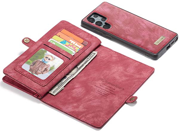 CaseMe 2-in-1 Synthetic Leather Wallet Case for iPhone 12 Pro Max - Pink/Blush