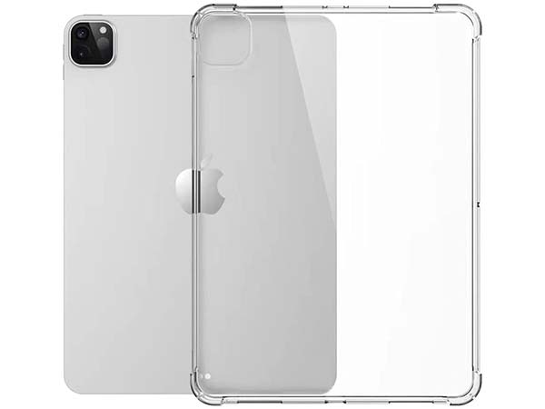 Gel Case with Bumper Edges for iPad Pro 12.9 2022 (6th Gen) - Clear Soft Cover