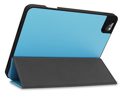 Premium Slim Synthetic Leather Flip Case with Stand for iPad Pro 11 4th Gen (2022) - Blue