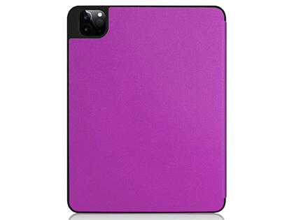 Premium Slim Synthetic Leather Flip Case with Stand for iPad Pro 11 4th Gen (2022) - Purple