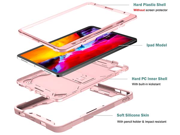 Impact Case for the iPad Pro 11 4th Gen (2022) - Pink