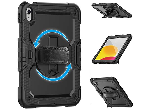 Rugged Impact Case for iPad 10th Gen 10.9 (2022) - Classic Black