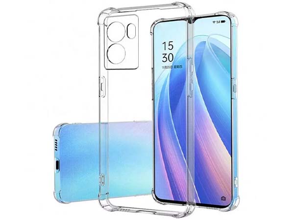 Gel Case with Bumper Edges for OPPO A57 4G (2022) - Clear Soft Cover