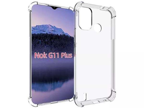 Gel Case with Bumper Edges for Nokia G11 Plus - Clear Gel Case with Bumper Edges for Nokia G11 Plus - Clear