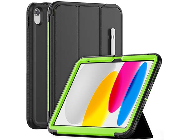 Impact Case with Detachable Cover for iPad 10th Gen 10.9 (2022) - Green Impact Case