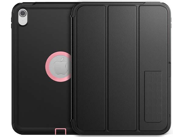 Impact Case with Detachable Cover for iPad 10th Gen 10.9 (2022) - Pink/Black