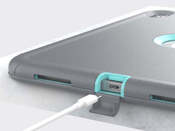 Impact Case with Detachable Cover for iPad 10th Gen 10.9 (2022) - Sky Blue/Grey