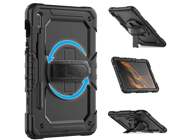 Rugged Impact Case for Samsung Galaxy Tab S7 - Classic Black