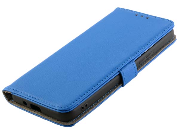 Synthetic Leather Wallet Case with Stand for Nokia G11 Plus - Blue