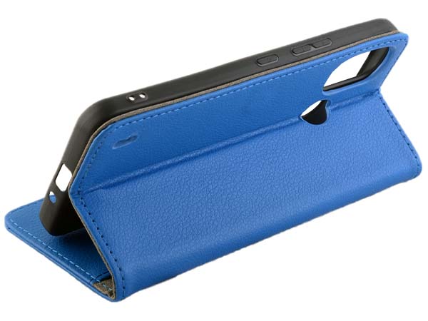 Synthetic Leather Wallet Case with Stand for Nokia G11 Plus - Blue