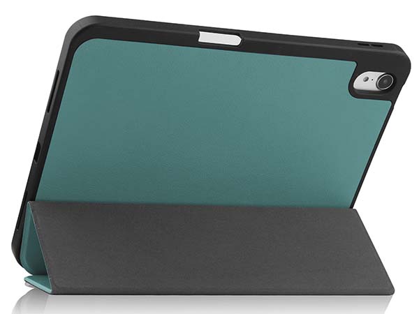 Synthetic Leather Flip Case with Stand for iPad 10th Gen 10.9 (2022) - Teal