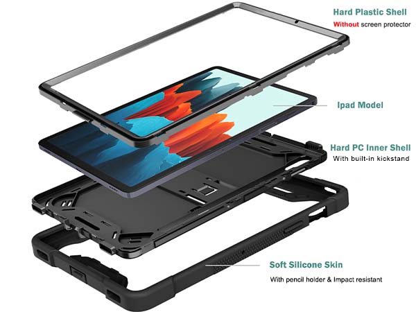 Impact Case for the Samsung Galaxy Tab S7 - Black
