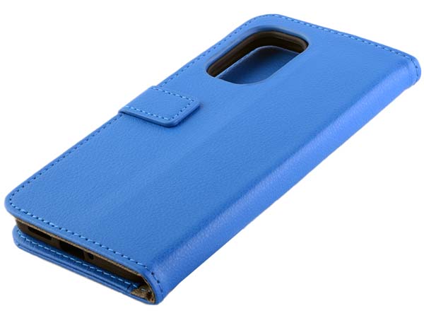 Synthetic Leather Wallet Case with Stand for Nokia X30 - Blue Leather Wallet Case