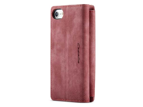 CaseMe Synthetic Leather Wallet Case with Zipper Pocket for iPhone 6s/6 - Pink/Blush