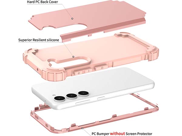Defender Case for the Samsung Galaxy S23+ - Pink