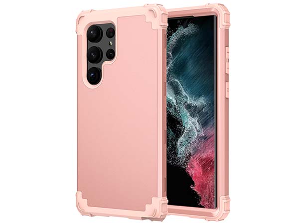 Defender Case for the Samsung Galaxy S23 Ultra - Pink Impact Case