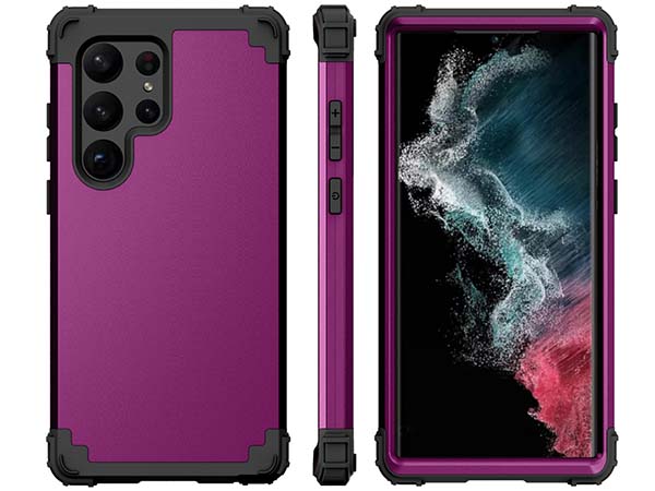 Defender Case for the Samsung Galaxy S23 Ultra - Purple