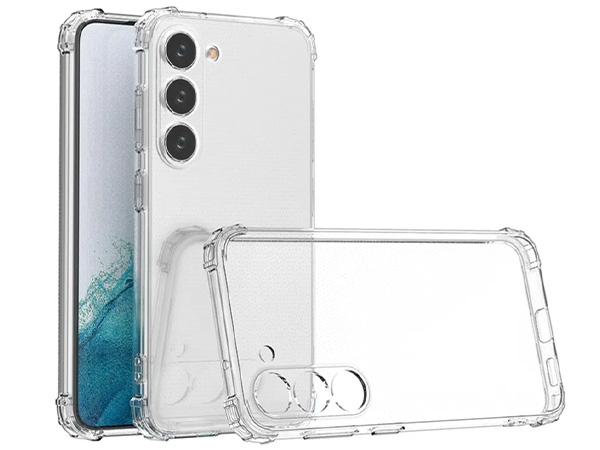 Gel Case with Bumper Edges for Samsung Galaxy S23+ - Clear Soft Cover