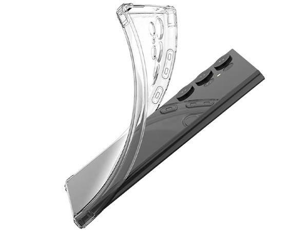 Gel Case with Bumper Edges for Samsung Galaxy S23 Ultra - Clear