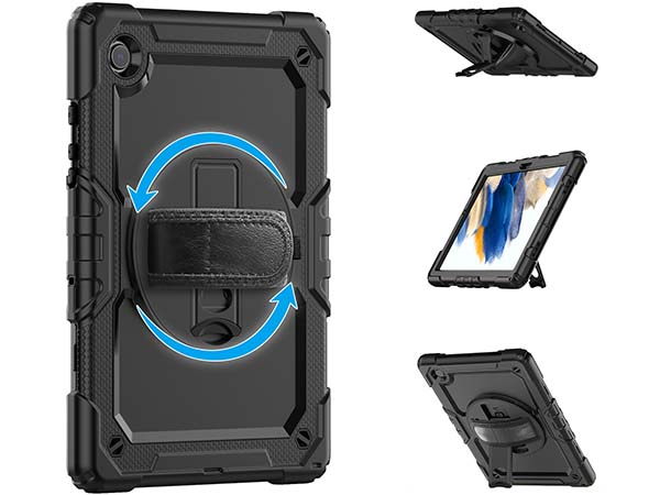 Rugged Impact Case for Samsung Galaxy Tab A8 10.5 (2021) - Classic Black