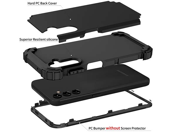 Defender Case for the Samsung Galaxy A14 - Black