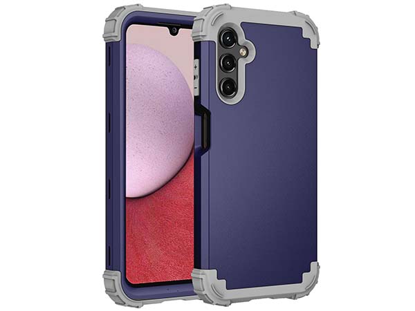 Defender Case for the Samsung Galaxy A14 - Navy Impact Case