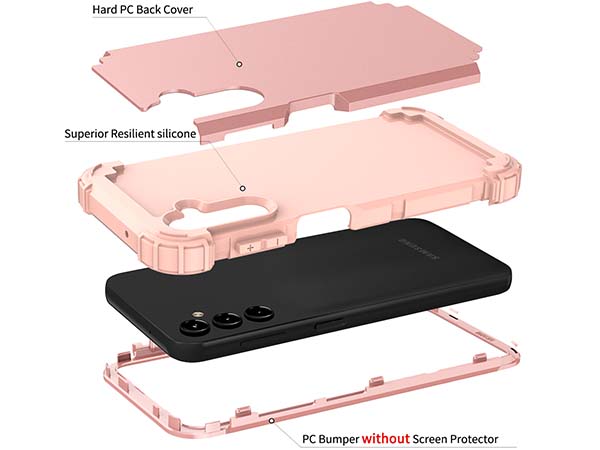 Defender Case for the Samsung Galaxy A14 - Pink