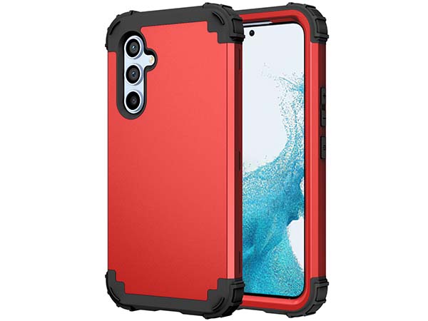 Defender Case for the Samsung Galaxy A54 - Red Impact Case